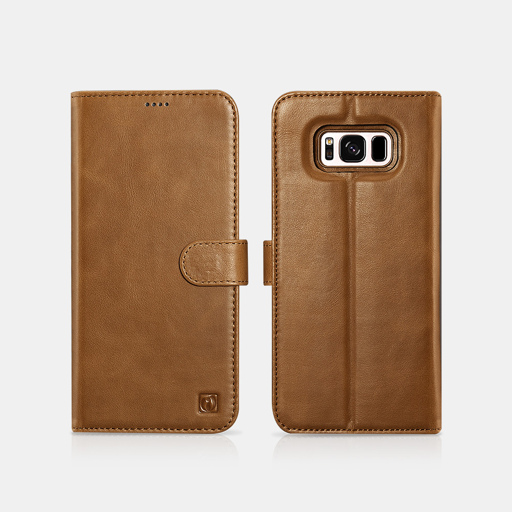 Samsung S8 Genuine Leather Detachable 2 in 1 Wallet Folio Case