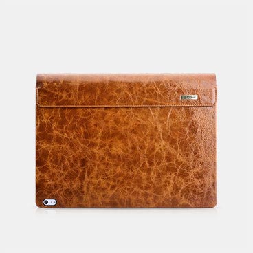 Oil Wax Vintage Genuine Leather Detachable Flip Case for Surface Book 2