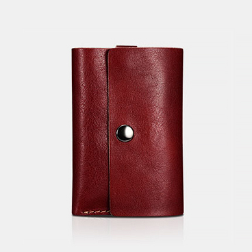 Vegetable Tanned Leather Credit Card Case