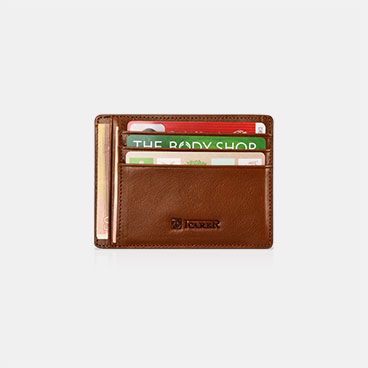 Genuine  leather Card Holder with Three Card Slots 