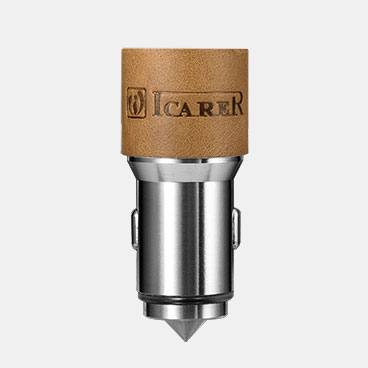 Genuine Leather Car Charger