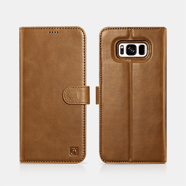 Samsung S8 Plus Genuine Leather Detachable 2 in 1 Wallet Folio Case