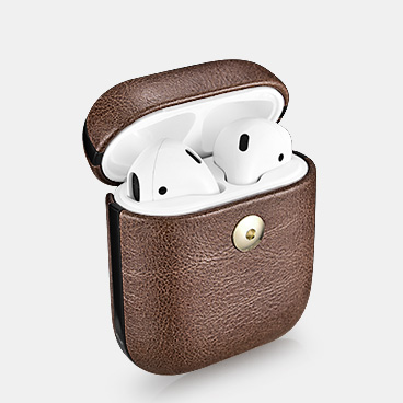 Airpods Crazy Horse Leather Electroplated Protective Case Cover New