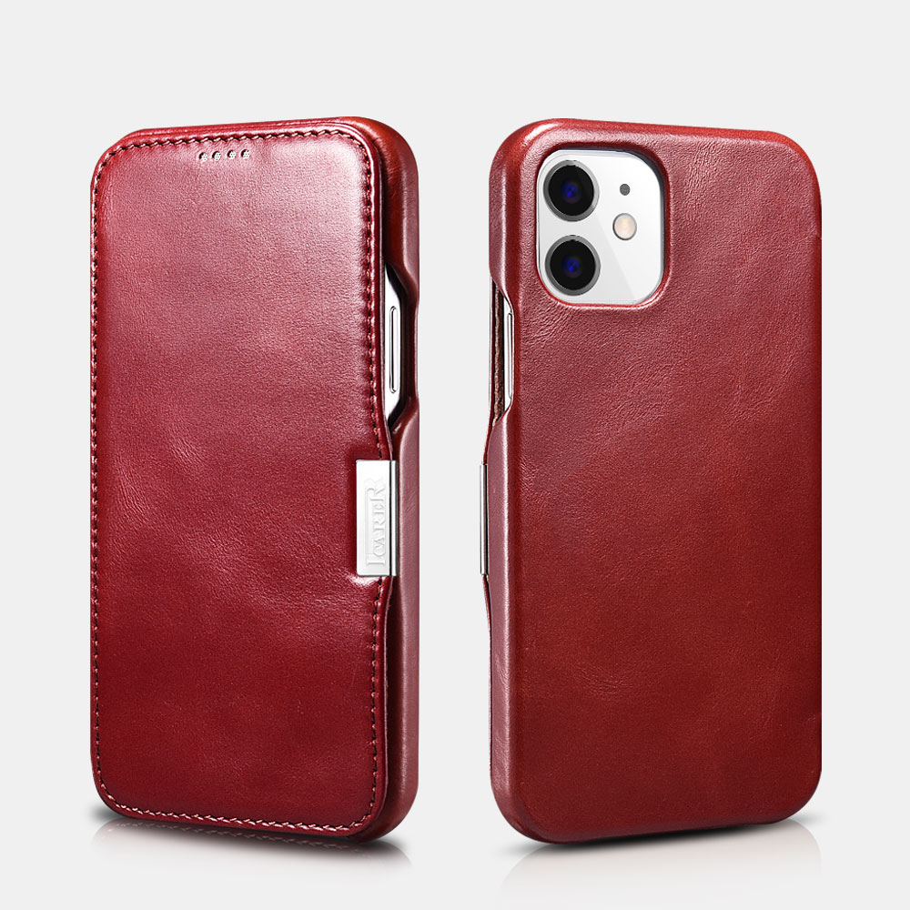 Vintage Leather Magnetic Style Folio Case for iPhone 12/12 Pro
