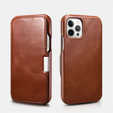 Vintage Leather Magnetic Style Folio Case for iPhone 12 Pro Max